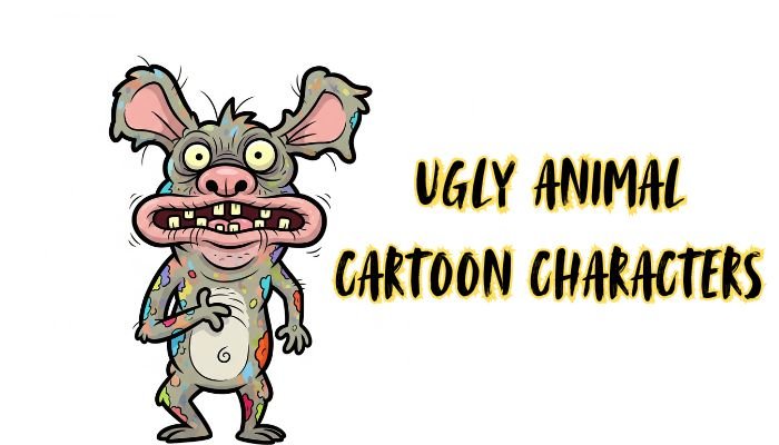 Ugly Animal Cartoon Characters